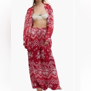 NWT Free People Dreamy Days print pajamas sz XL
